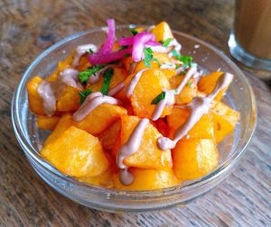 Patatas bravas at Soya Comptoir Bio in Paris