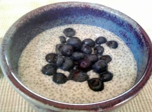 raw chia pudding at Raw Love in Eugene