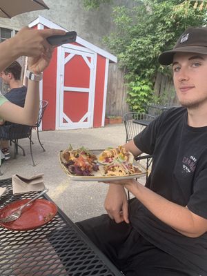 Who doesn’t like a plate of tacos at Vegan Street in Calgary