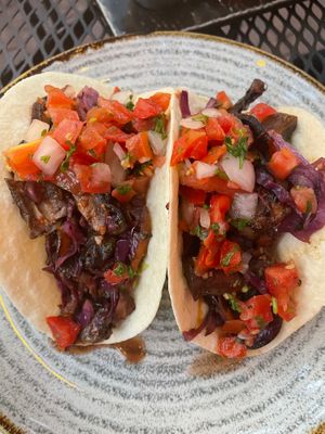 portobello tacos at Vegan Street in Calgary