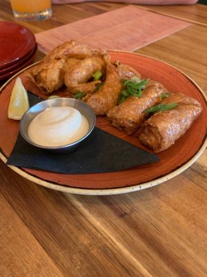 Salt and pepper wingz at Vegan Street in Calgary