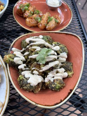 Brussel sprouts  at Vegan Street in Calgary