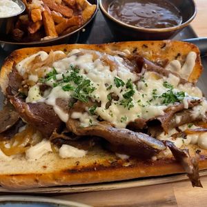 Vegan Beaf Dip w/ Fries at Vegan Street in Calgary