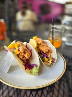 No-fish tacos at Vegan Street in Calgary