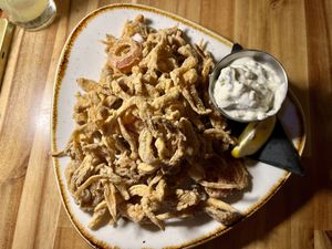 “calamari"  at Vegan Street in Calgary