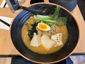 Vegetarian Miso! It was delicious ☺️  at Maki & Ramen - St James Quarter in Edinburgh