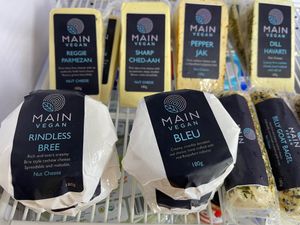 Main Vegan Deli Cheeses at Evolution Vegan Market in Richmond Hill