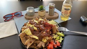 Seitan-Dönerteller   at Döner Zimmer in Berlin