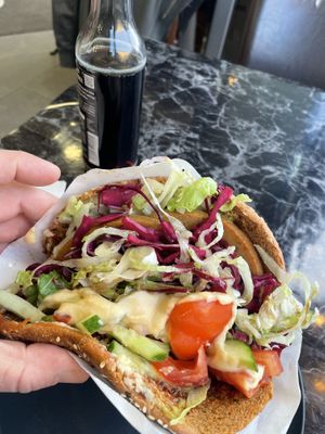 Seitan Kebab  at Döner Zimmer in Berlin