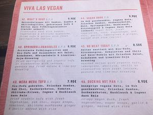 Plats vegans  at The Flying Monkey in Berlin