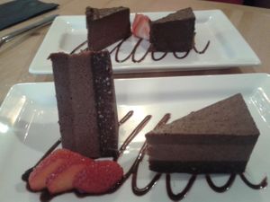 Chocolate cakes at simpleRaw - Oehlenschlaegersgade in Copenhagen