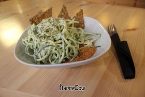 raw vegan spaghetti  at simpleRaw - Oehlenschlaegersgade in Copenhagen