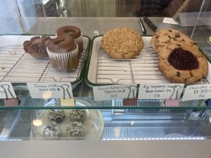 small baked goods. We ate a few before the pictures was taken thats why its a bit empty😄 at Free-D.E Bakery in Daegu