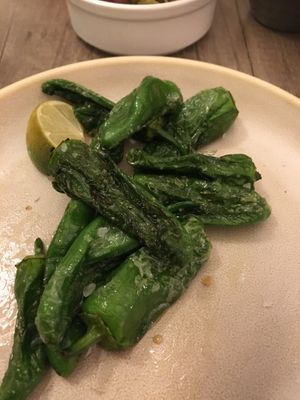 Padron peppers    at Padrino Pizza in Rochester