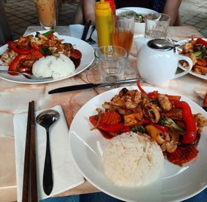 Tofu stir fry at Saigon Cuisine in Maastricht