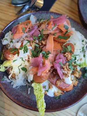 Smoked carrot in toast at Bij De Tuinman in Hilversum