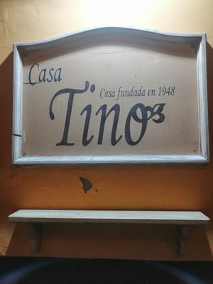 The restaurant  at Casa Tino in Cadiz