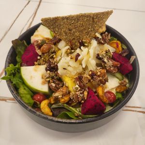 White jade bitter melon Buddha Bowl at Soo Good Vegan Restaurant - 好素純素餐廳 in Hong Kong Island