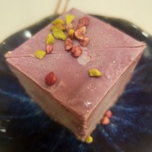 Raspberry cake at Soo Good Vegan Restaurant - 好素純素餐廳 in Hong Kong Island