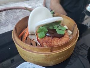 Tofu bao buns at Manon Gastro Bar & Bistro in Valletta