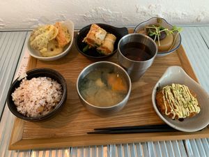 Set at MUM Veggie Cafe - MUM 日常野菜料理 in Kowloon