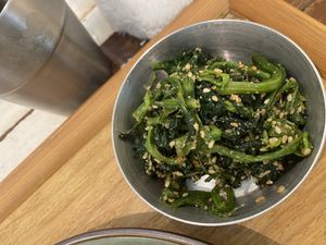 Sesame spinach  at MUM Veggie Cafe - MUM 日常野菜料理 in Kowloon