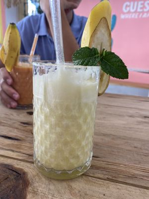 Something with coconut in it  at MOYA brunch in Sevilla