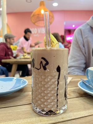 #11 smoothie with peanut butter and cacao   at MOYA brunch in Sevilla