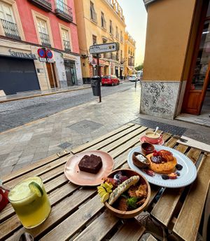   at MOYA brunch in Sevilla