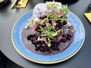 Blueberry Cheese Pancake  at Seven Sundays - Osterstrasse in Hannover