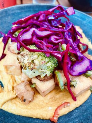 Vegan Tofu Stack at Servd in Westport