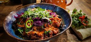 Vegan Shaksuka at Servd in Westport