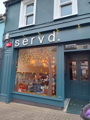 Outside at Servd in Westport