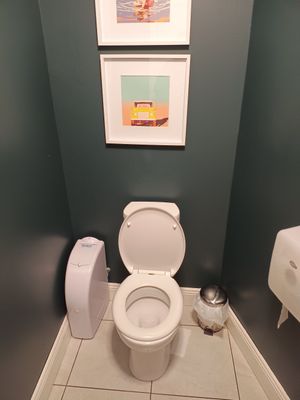 Toilet at Servd in Westport