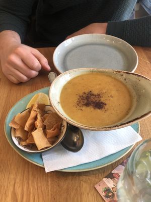 lentil soup, filling with substance!  at Ikrams in Konstanz