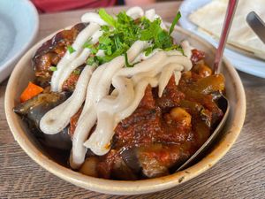 Musaka  at Ikrams in Konstanz