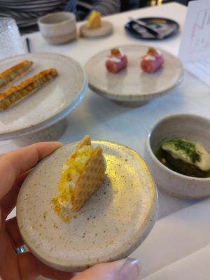 4 amazing appetizer at De Vijf Seizoenen in Brakel