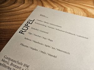 Menü (12/2024) - Alles war grandios!  😀 at Rüpel in Hannover