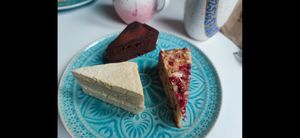 Different cakes at The Sweet Vegan in Nuremberg