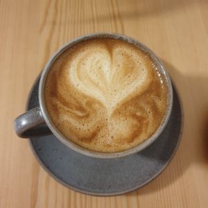 Cappuccino at The Sweet Vegan in Nuremberg
