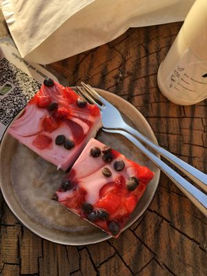 Strawberry something  at The Sweet Vegan in Nuremberg