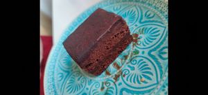Chocolate cake at The Sweet Vegan in Nuremberg