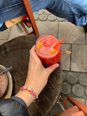Mocktail  🍓   at The Sweet Vegan in Nuremberg