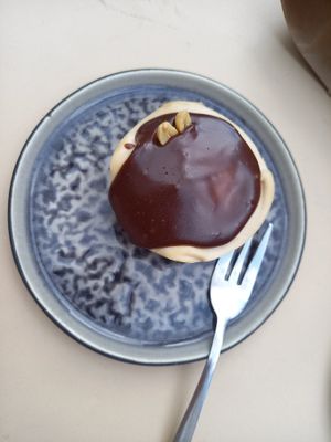 Erdnussmouse Tarte at The Sweet Vegan in Nuremberg
