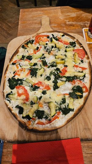 Flammkuchen at Melange in Bad Wildbad