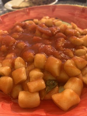 Gnocchi with traditional sauce  at Veg Cooking Class with Giulia  in Sorrento