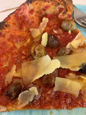 “Marinara” con aggiunta di olive taggiasche e gondino   at La Pastorella in Brescia