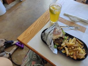 Loved it! Beautiful environment and tasty food. Felt more than good! And it was so nice too that i could eat in the company of my Freia 🐶 at À Moda Antiga in Viana Do Castelo