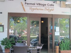 Located in a quiet location overlooking park and hills. at Permai Village Cafe Vegetarian Delights in Penang