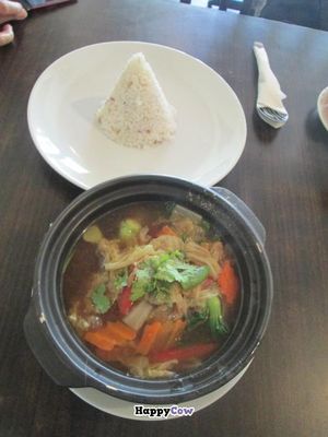 Claypot tofu at Permai Village Cafe Vegetarian Delights in Penang